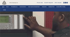 Desktop Screenshot of ekgsecurity.com